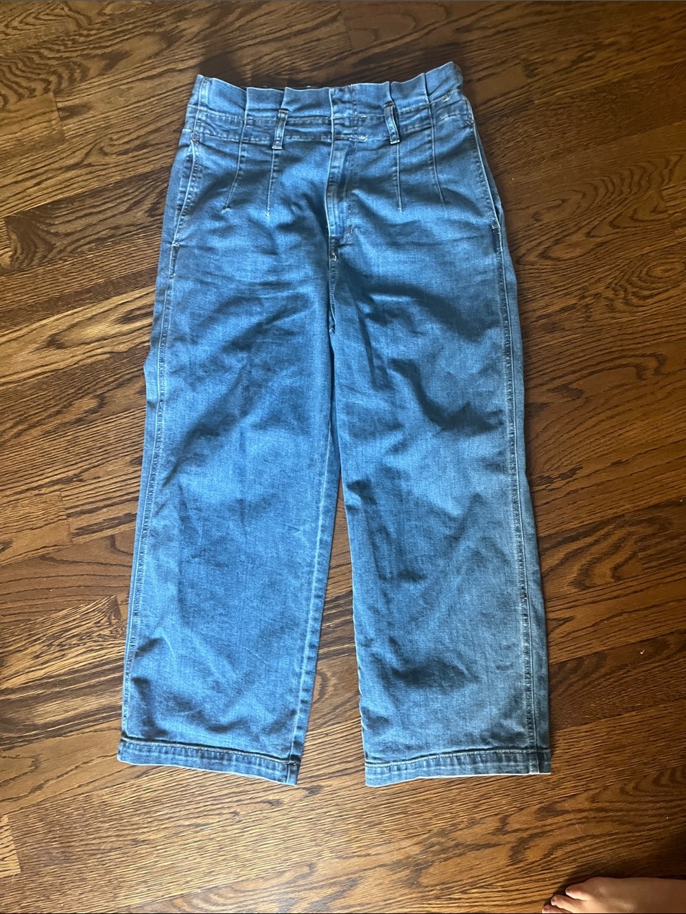Madewell 30 Casual Wide-Leg Blue Jeans